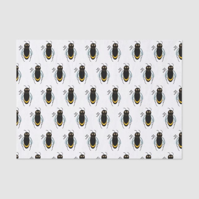 Seda Papel de té feliz de Bee (Anverso)