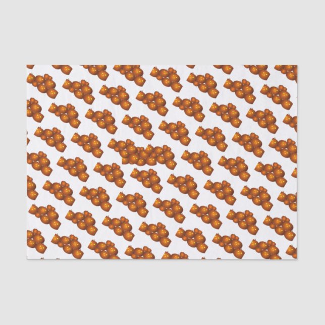 Seda Papel de té feliz de Halloween - 15 gsm (10 lb), b (Anverso)