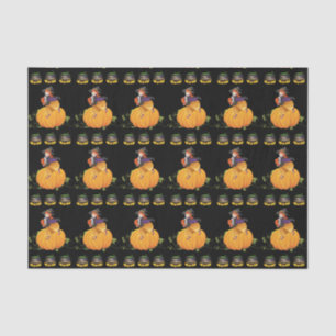 Seda Papel de té feliz de Halloween, calabaza