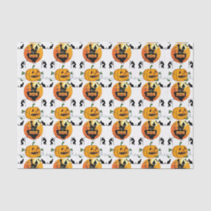 Seda Papel de té feliz de Halloween, calabaza