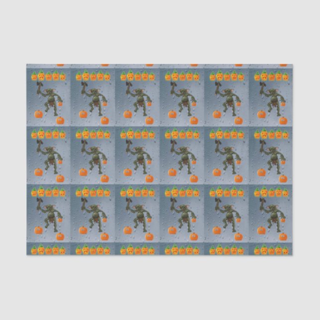 Seda Papel de té feliz de Halloween, Goblin (Anverso)