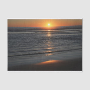 Seda Papel de té fotográfico de Oregon Coast Sunset
