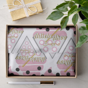 Seda Papel de té irresistible con crema de hielo rocian