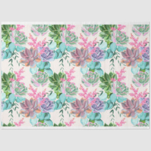 Seda Papel de té moderno con un toque floral popular