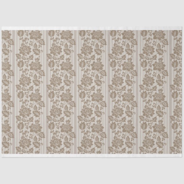 Seda Papel de té moderno con un toque floral popular (Anverso)