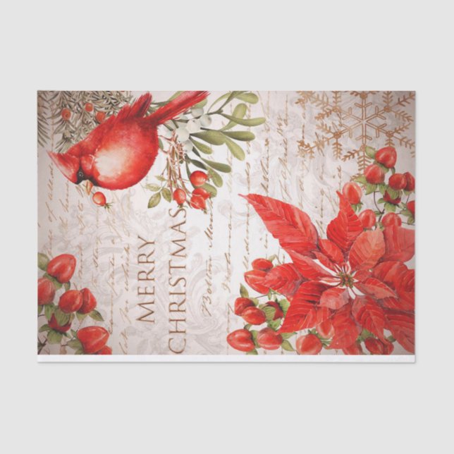 Seda Papel de té navideño (Anverso)