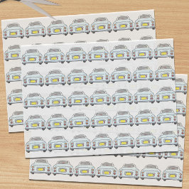 Seda Papel de té para coches Pale Aqua Figaro