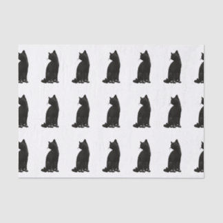 Seda Papel de té para gato negro