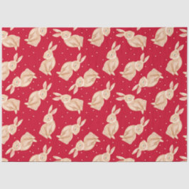 Seda Papel de té para Navidades de conejo chiquito