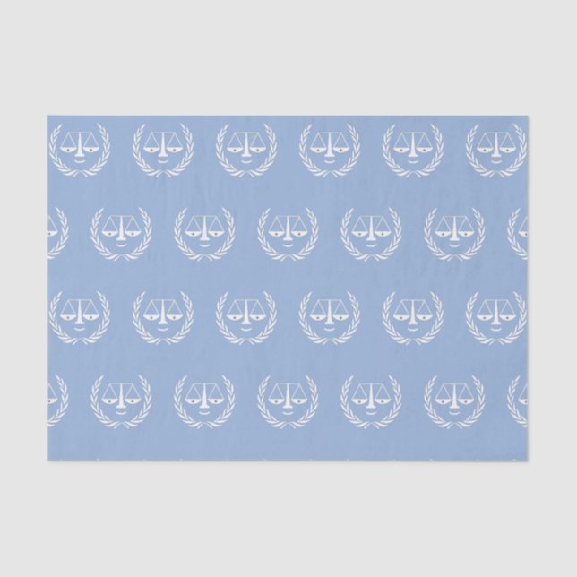 Seda Papel de té para regalo de abogado (Anverso)