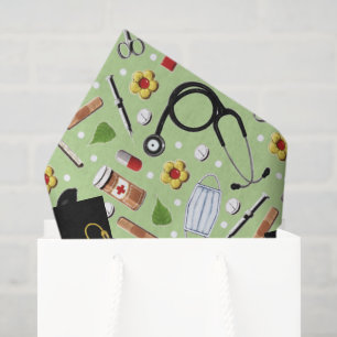 Seda Papel de té para regalo de graduación de enfermerí