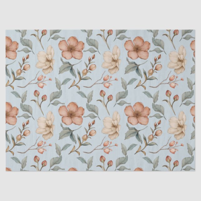 Seda Papel de té Rosa de bonito (Anverso)