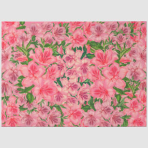 Seda Papel de té rosado de Azalea