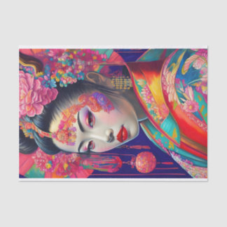 Seda Papel de té único de Geisha
