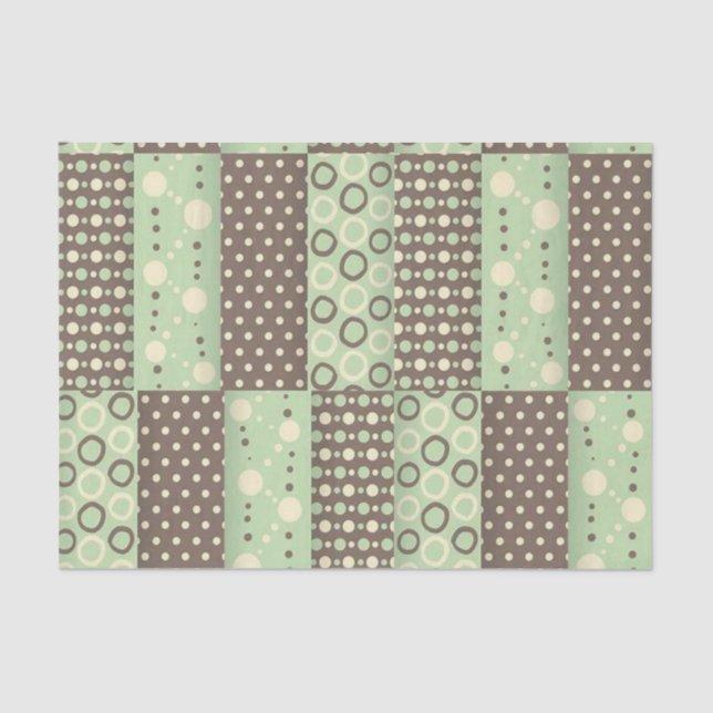 Seda Papel de té verde marrón (Anverso)