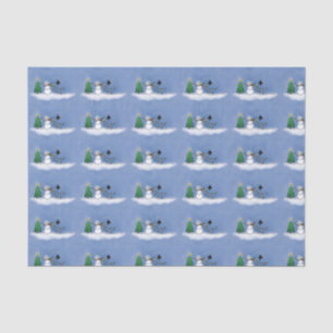 Seda Papel de té y balsa de invierno para el invierno