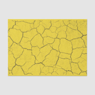 Seda Papel de tejido amarillo mostaza roto