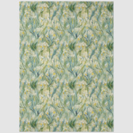 Seda Papel de tejido amarillo verde marfil-salvaje