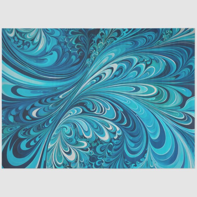 Seda Papel de tejido artístico del aerógrafo Psychedeli (Anverso)