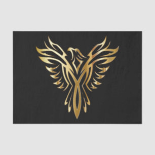 Seda papel de tejido ascendente foenix
