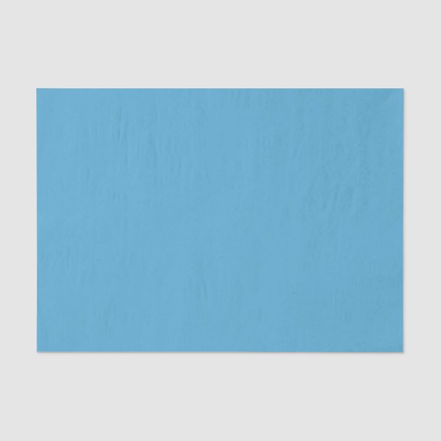 Seda Papel de Tejido Azul de Cerulean ligero de moda (Anverso)