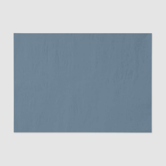 Seda Papel de tejido azul grisáceo apagado (Anverso)