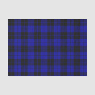 Seda Papel de tejido azul y negro en el patrón plano