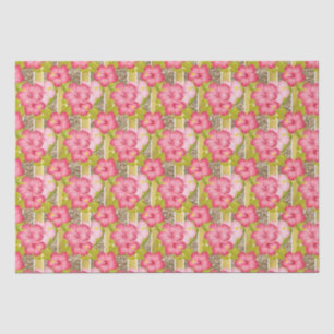 Seda Papel de tejido Boda de patrón floral rosa elegant