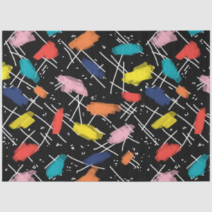 Seda Papel de tejido brillante y audaz inspirado en los