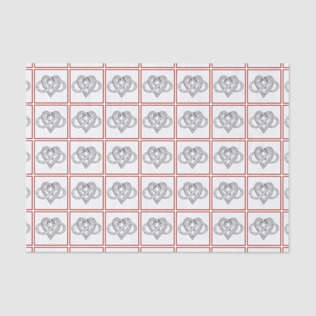 Seda Papel de tejido cardíaco infinito (Anverso)