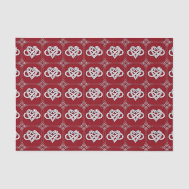 Seda Papel de tejido cardíaco infinito (Anverso)
