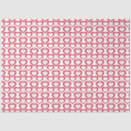 Seda Papel de tejido cardíaco romántico