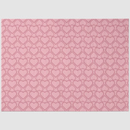 Seda Papel de tejido cardíaco romántico