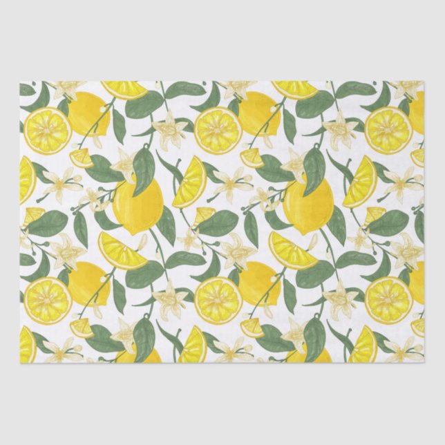 Seda Papel de tejido cítrico (Anverso)