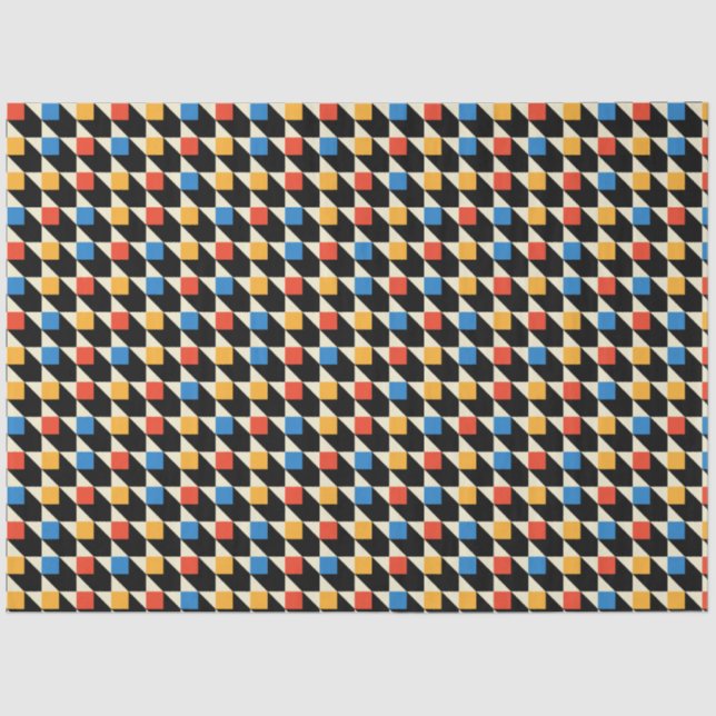 Seda Papel De Tejido Colorido (Anverso)