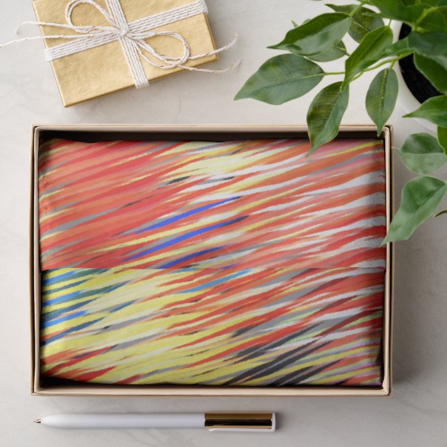 Seda Papel de tejido colorido (Regalo )