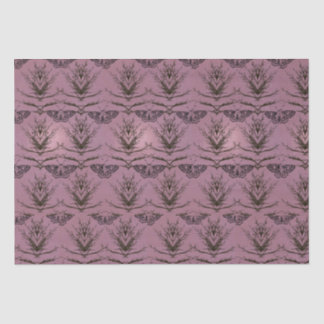 Seda Papel de tejido con motivos de árbol y polilla