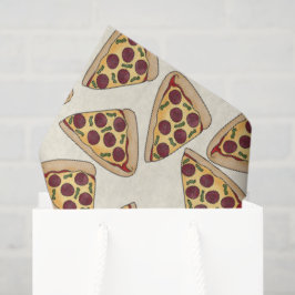 Seda Papel de tejido con temática Fiesta Pizza