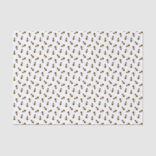 Seda Papel de tejido de abejas con dibujos rusos
