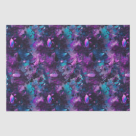 Seda Papel de tejido de agua opal púrpura Resumen de cr