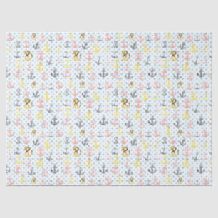 Seda Papel De Tejido De Ancla