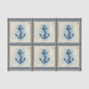 Seda papel de tejido de anclaje de barco náutico