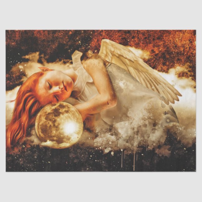 Seda papel de tejido de ángel de elfo (Anverso)