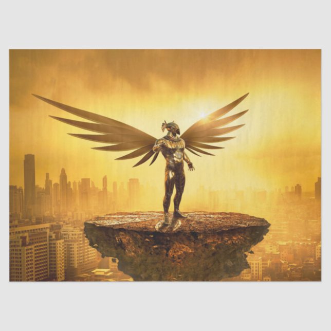 Seda papel de tejido de ángel futuro (Anverso)