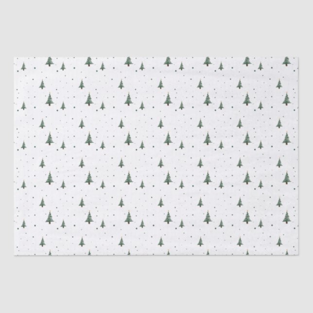 Seda Papel de tejido de árbol de mininavidad (Anverso)