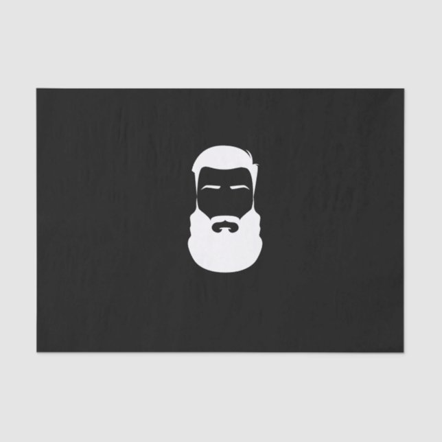 Seda Papel de tejido de barba blanca (Anverso)