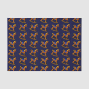 Seda Papel de tejido de caballo de roca