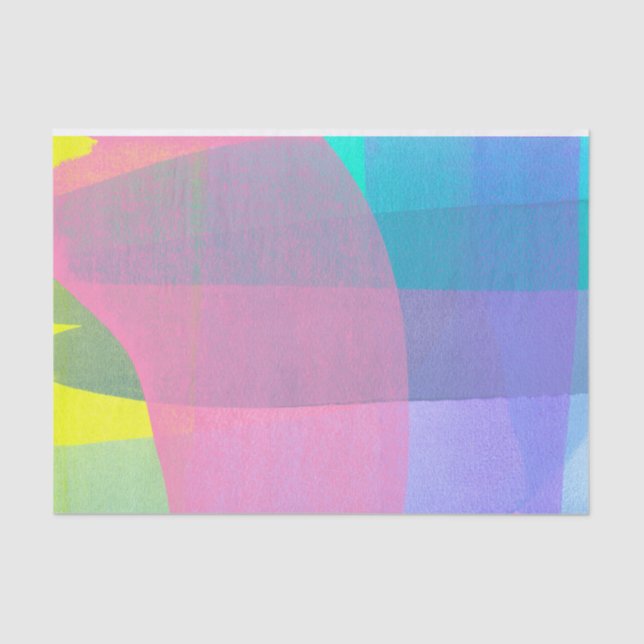 Seda Papel de tejido de capas pintadas (Anverso)