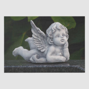 Seda papel de tejido de cherub pequeño