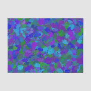 Seda Papel de tejido de color pavo real